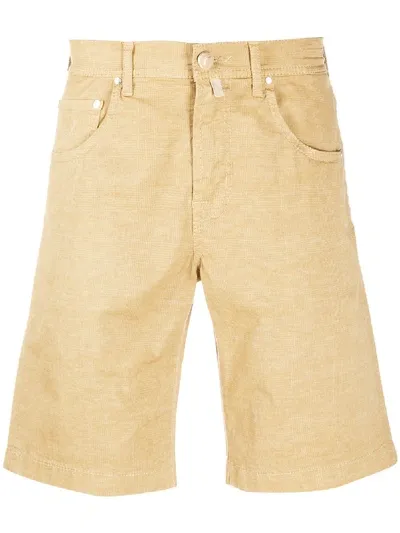 Jacob Cohen Comfort Fit Check Chino Shorts In Neutrals