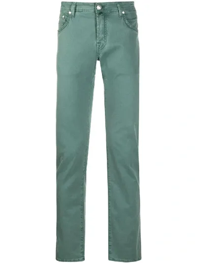 Jacob Cohen Comfit-fit Slim Jeans In Green