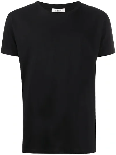 Valentino Short Sleeve T-shirt In Black