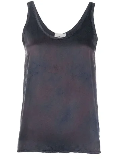 Tanaka Tie-dye Flared Tank Top In Blue