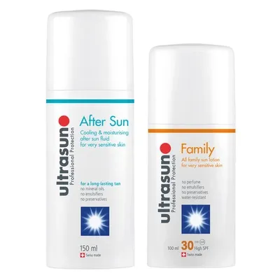 Ultrasun Family Spf 30 - Super Sensitive (100ml) And  Aftersun