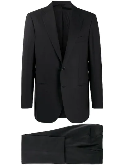 Kiton Slim Fit Two Piece Suit In Black