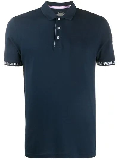 Colmar Logo Detail Polo Shirt In Blue