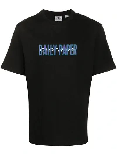 Daily Paper Horemba Logo Print T-shirt In Black