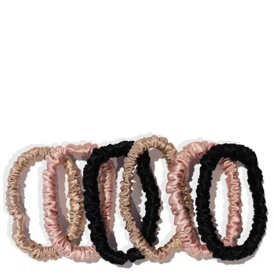 Slip Silk Skinnies Scrunchies 6 Pack - Mix - Na In Multi