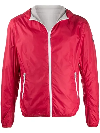 Colmar Reversible Windbreaker Jacket In Red-ice