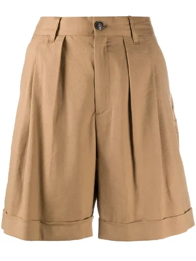 Closed Janie High-waisted Shorts In Neutrals