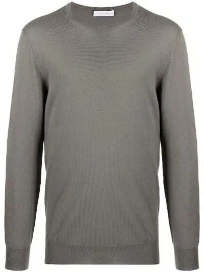 Cruciani Crew Neck Jumper In Grey