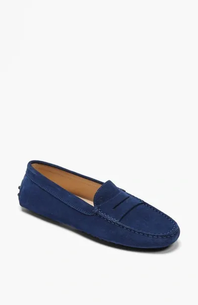 Tod's Gommini Driving Moccasin In Dark Blue