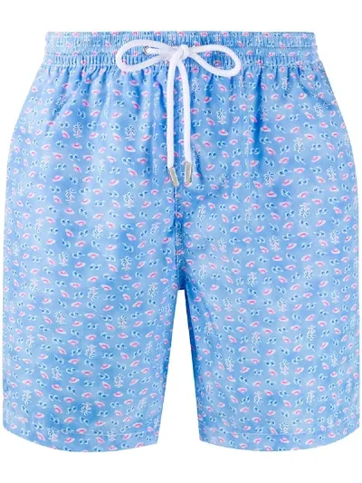 Barba Sea Life Swim Shorts In Blue