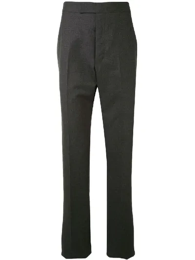 Thom Browne Tailored Cropped Trousers In Grey