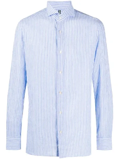 Luigi Borrelli Slim Fit Shirt In Blue