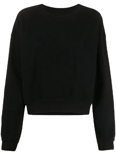 Anine Bing Puff Sleeve Jumper In Black