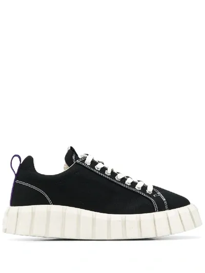 Eytys Odessa Low-top Canvas Sneakers In Black