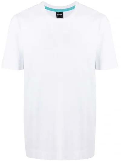 Hugo Boss Crew Neck Cotton T-shirt In White