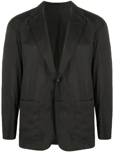 Attachment Single Breasted Blazer In Black