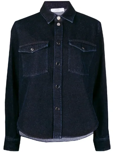 Roseanna Denim Shirt Jacket In Blue