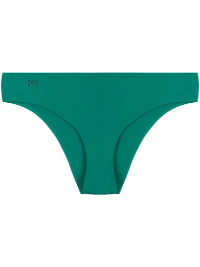 Wolford Cara Beach Brazilian Bikini Bottoms In Green