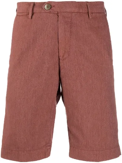 Corneliani Classic Chino Shorts In Red