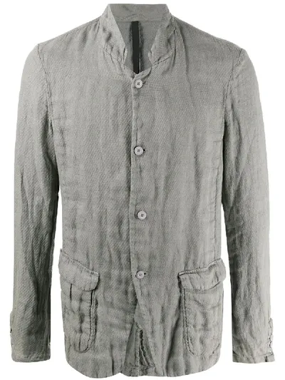 Poème Bohèmien Button-down Jacket In Grey