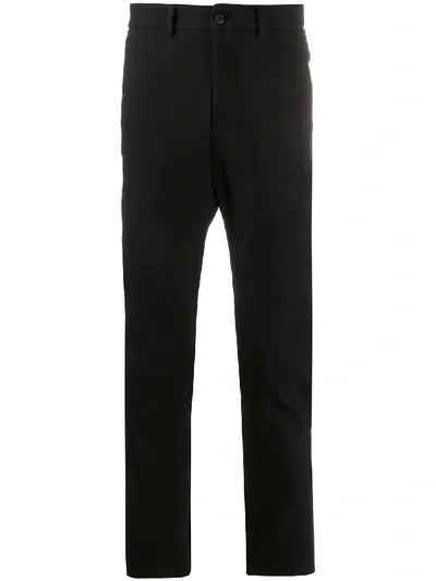 Poème Bohèmien Slim Fit Trousers In Black