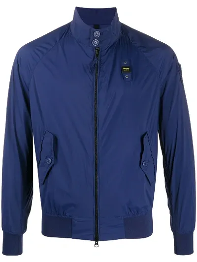 Blauer Lightweight Zip Jacket In Blue