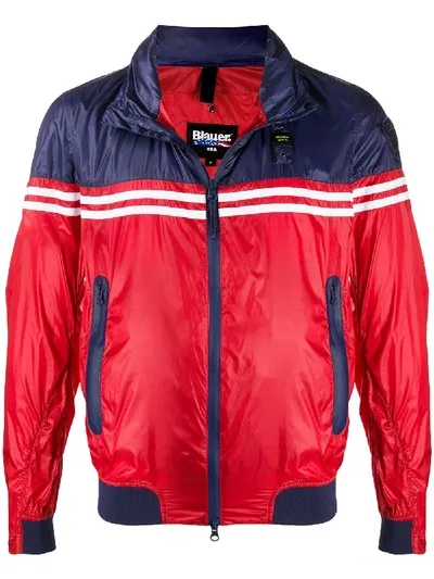 Blauer Panelled Lightweight Jacket In Blue