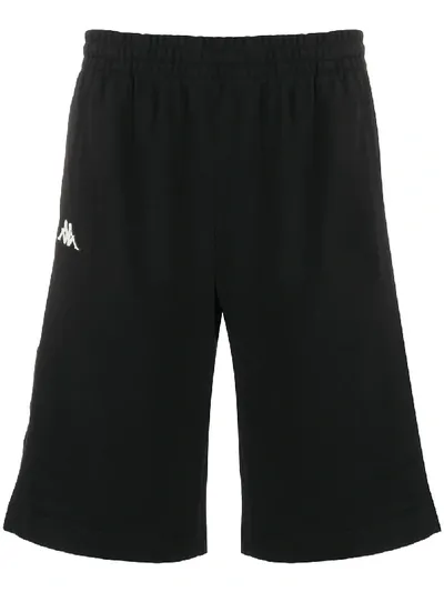 Kappa Logo Band Track Shorts In Black