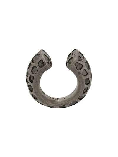 Parts Of Four Druid Open Ring In Silver