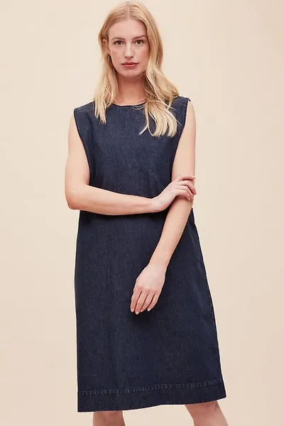 Kowtow Form Organic-cotton Denim Dress