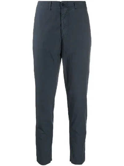 Transit Cropped Tapered Trousers In Blue