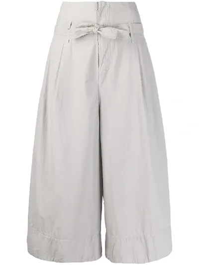 Transit Wide-leg Tie-waist Trousers In Grey