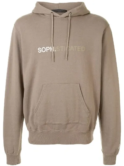 Sophnet Philosophy Hoodie In Brown