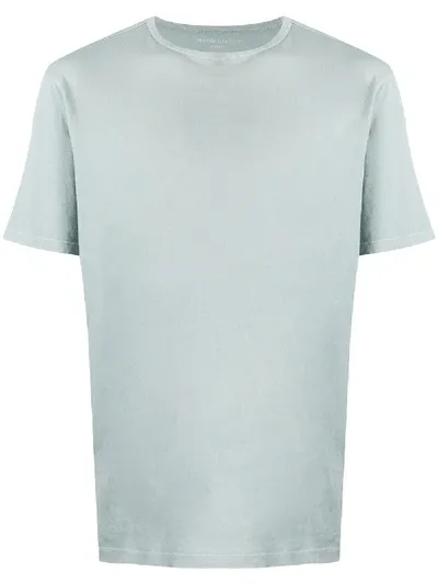 Officine Generale Plain T-shirt In Blue