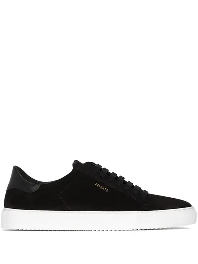 Axel Arigato Clean 90mm Suede Sneakers In Black