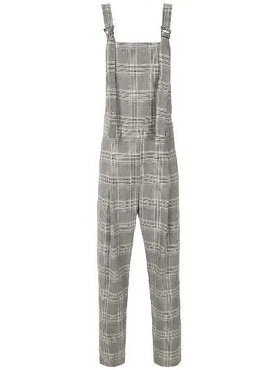 Alcaçuz Reserva Check Jumpsuit In Black