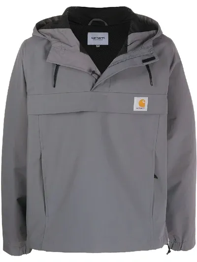 Carhartt Hooded Jacket In Grey