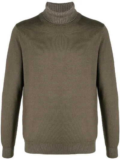 Lardini Long-sleeve Jumper In Brown