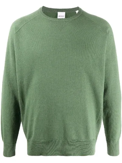 Aspesi Pullover Mit Rundhalsausschnitt In Green