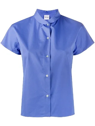 Aspesi Short-sleeved Shirt In Blue