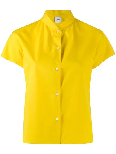 Aspesi Short-sleeved Shirt In Yellow