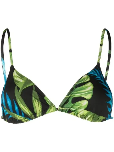 Mc2 Saint Barth Bikinioberteil Mit Print In Black