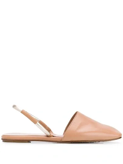 Pedro Garcia Tawne Flat Sandals In Neutrals