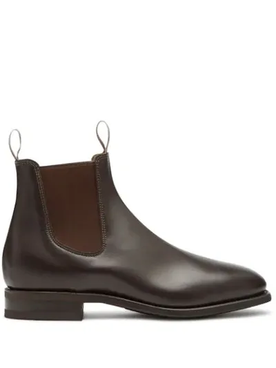 R.m.williams Gardener Whole-cut Leather Chelsea Boots In Brown