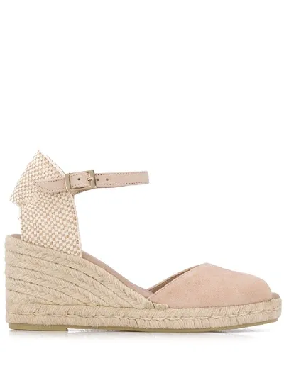 Paloma Barceló Ana 75mm Wedge Sandals In Neutrals