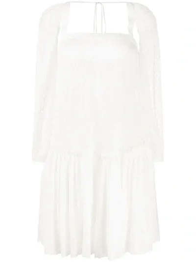 Missoni Drop-waist Knitted Dress In White