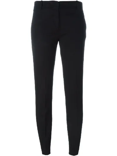 Aspesi Skinny Chino Trousers In Black