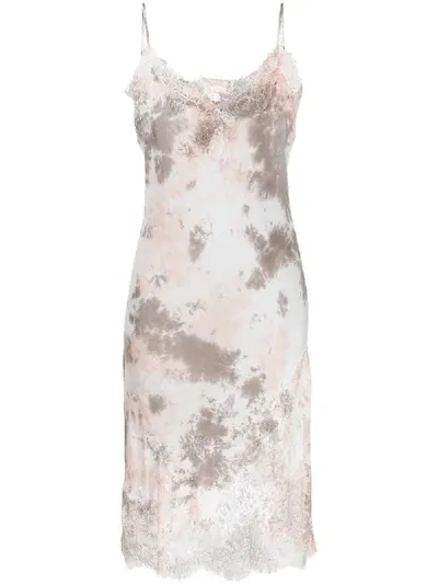 Gold Hawk Ella Lace-embellished Dress In Neutrals