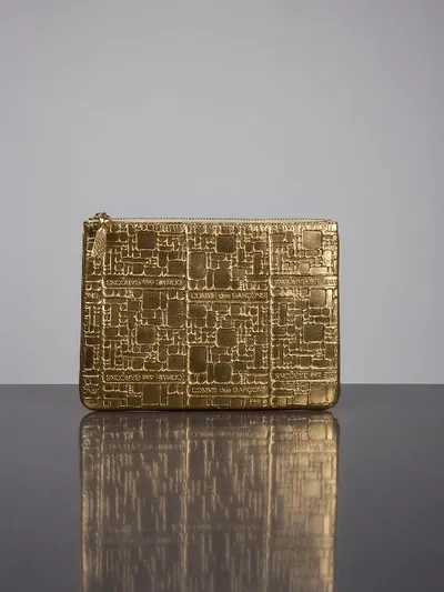 Comme Des Garçons Sa5100eg Embossed Gold In Metallic