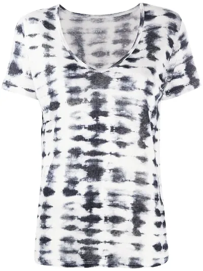 Majestic Tie-dye T-shirt In Black